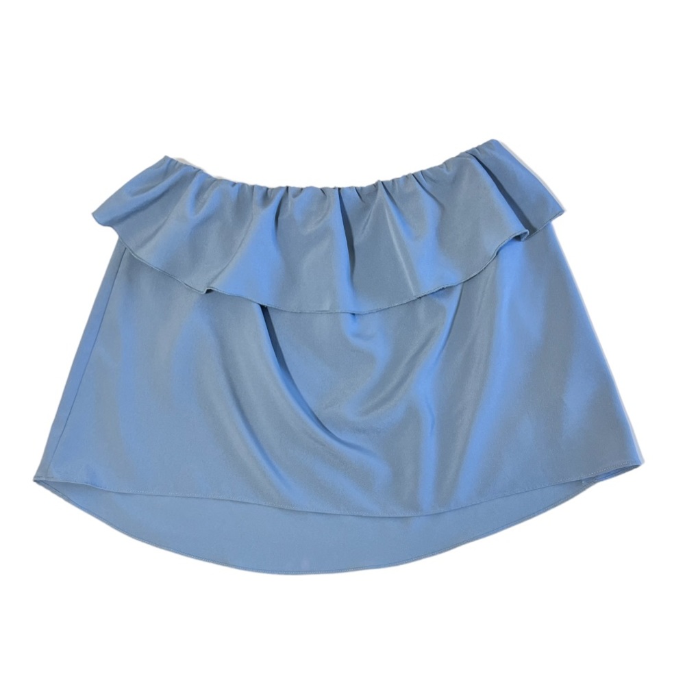 Free People Intimology Ruffle Strapless Cropped Tube Top
